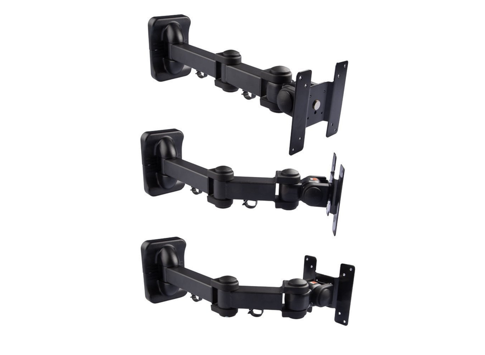 Lindy LCD & LED Multi Joint Cantilever TV Wall Bracket Mount Up to 10kg, Black | 40765 TV Mount & Brackets Lindy