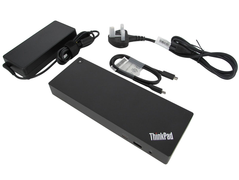 Lenovo 40B00135UK 4K 3840 x 2160 USB Type C Docking Station For Notebook/Monitor Docking Station Lenovo