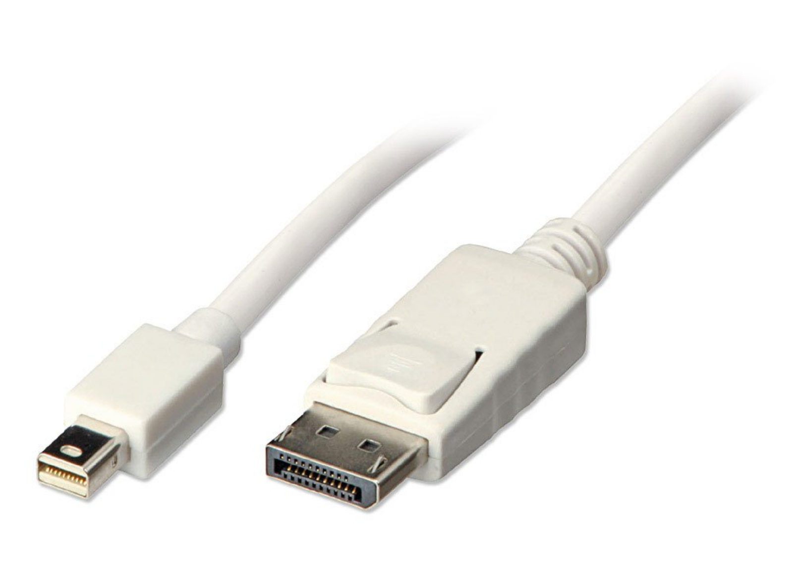 Lindy 3m Mini DisplayPort to DisplayPort Cable, White | 41058 DisplayPort Cable Lindy