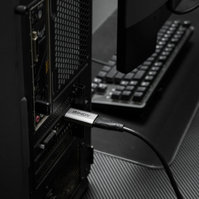 Lindy Display Port to HDMI 4K120Hz Adapter | 41095 Cable Gender Changers Lindy