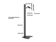 Multibrackets MBFSC1U M Floorstand Column Pro - (40"-75") Floor Stand Multibrackets