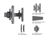 Multibrackets MBW1U Push In Pop Out M Wallmount Pro - (40" - 75") Wall Mount Bracket Multibrackets