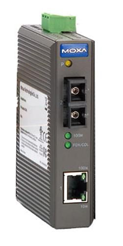 Moxa IMC-21-S-SC 100 Mbit/s 1310 nm Network Media Converter | 41205 Network Media Converter Moxa