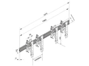 Multibrackets MBW2U Push In Pop Out M Wallmount Pro - (40" - 75") Wall Mount Bracket Multibrackets