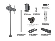 Multibrackets MB4141 M Floor to Wall Mount Pro Display Mount - Up to 40"-65" Display Floor Stand Multibrackets