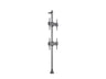 Multibrackets MBFW2U M Floor to Wall Mount Pro - Up to 40"-65" Screen