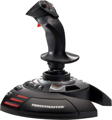 Thrustmaster T.Flight Stick X Black & Red & Silver USB Joystick Analogue PC, Playstation 3 | 4160526 Flight Peripheral Thrustmaster