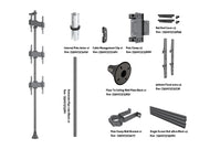 Multibrackets MBFW3U M 40"-65" Floor to Wall Mount Pro Wall Mount Bracket Multibrackets