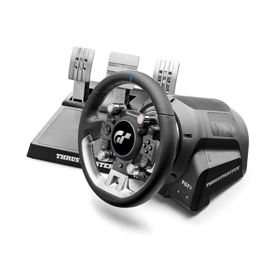 Thrustmaster T-GT II Black USB Steering wheel with Set of 3 Pedals for PS5, PS4 & PC | 4168061 Racing Peripheral Thrustmaster
