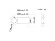Multibrackes M Pro Series Pole Clamp Wall Bracket Mounting Accessory Multibrackets