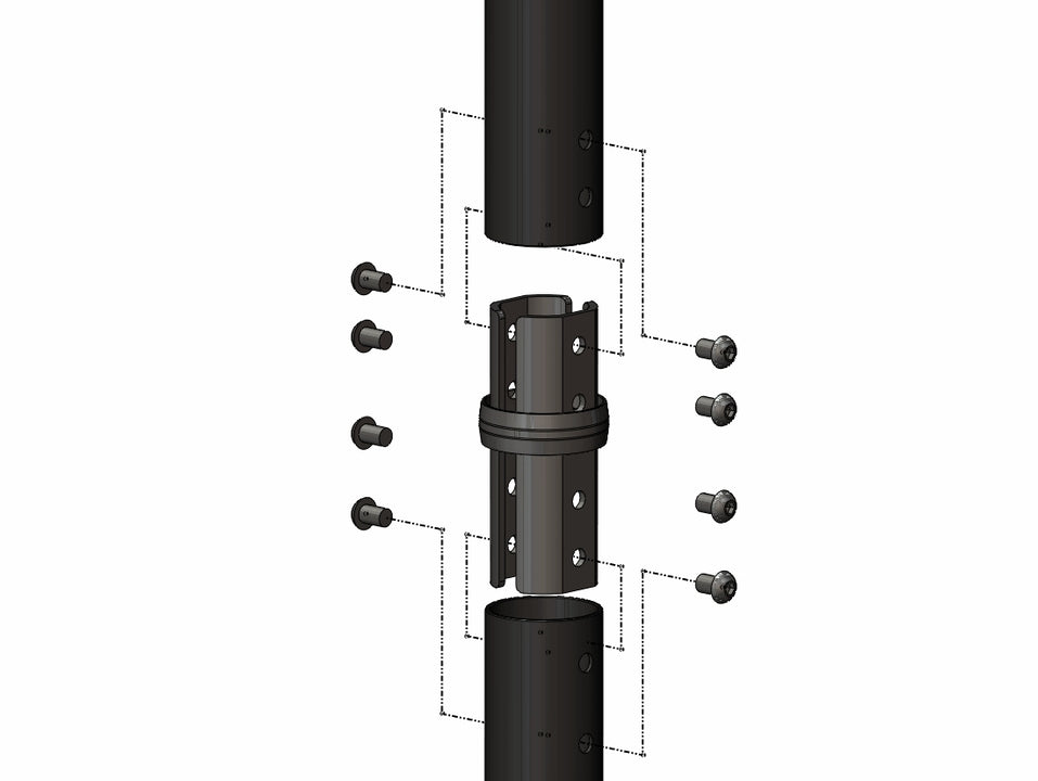 Multibrackets M Pro Series Internal Pole Joiner | 7350073734191 Mounting Accessory Multibrackets