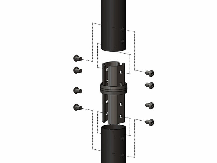 Multibrackets M Pro Series Internal Pole Joiner | 7350073734191 Mounting Accessory Multibrackets