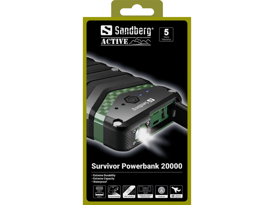 Sandberg Survivor Powerbank 20.000 mAh | 420-36
