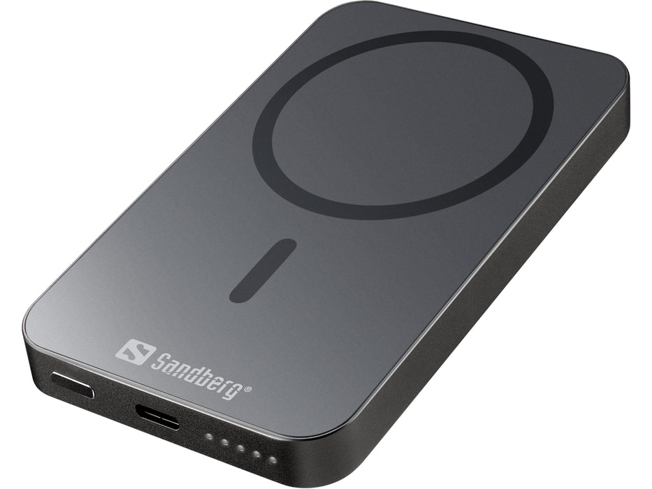 Sandberg 5.000 mAh Magnetic Wireless Powerbank ALU | 420-96