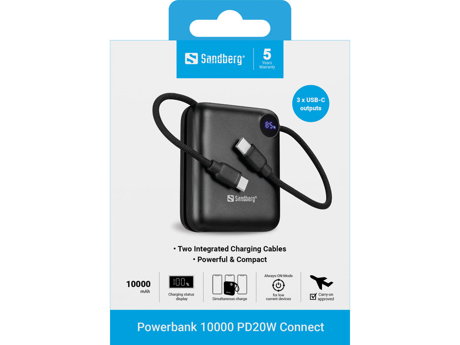 Sandberg Powerbank 10.000 mAh PD 20W Connect | 421-26