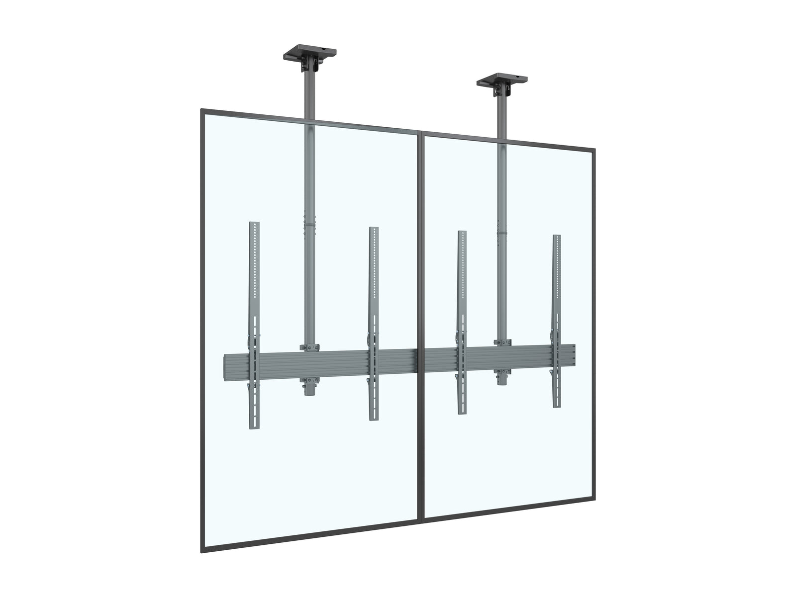 Multibrackets MBC2UHD M Pro 1.5m 2-Screen Ceiling Mount For Up to 86" Screens | 7340234814244 Ceiling Mount Bracket Multibrackets