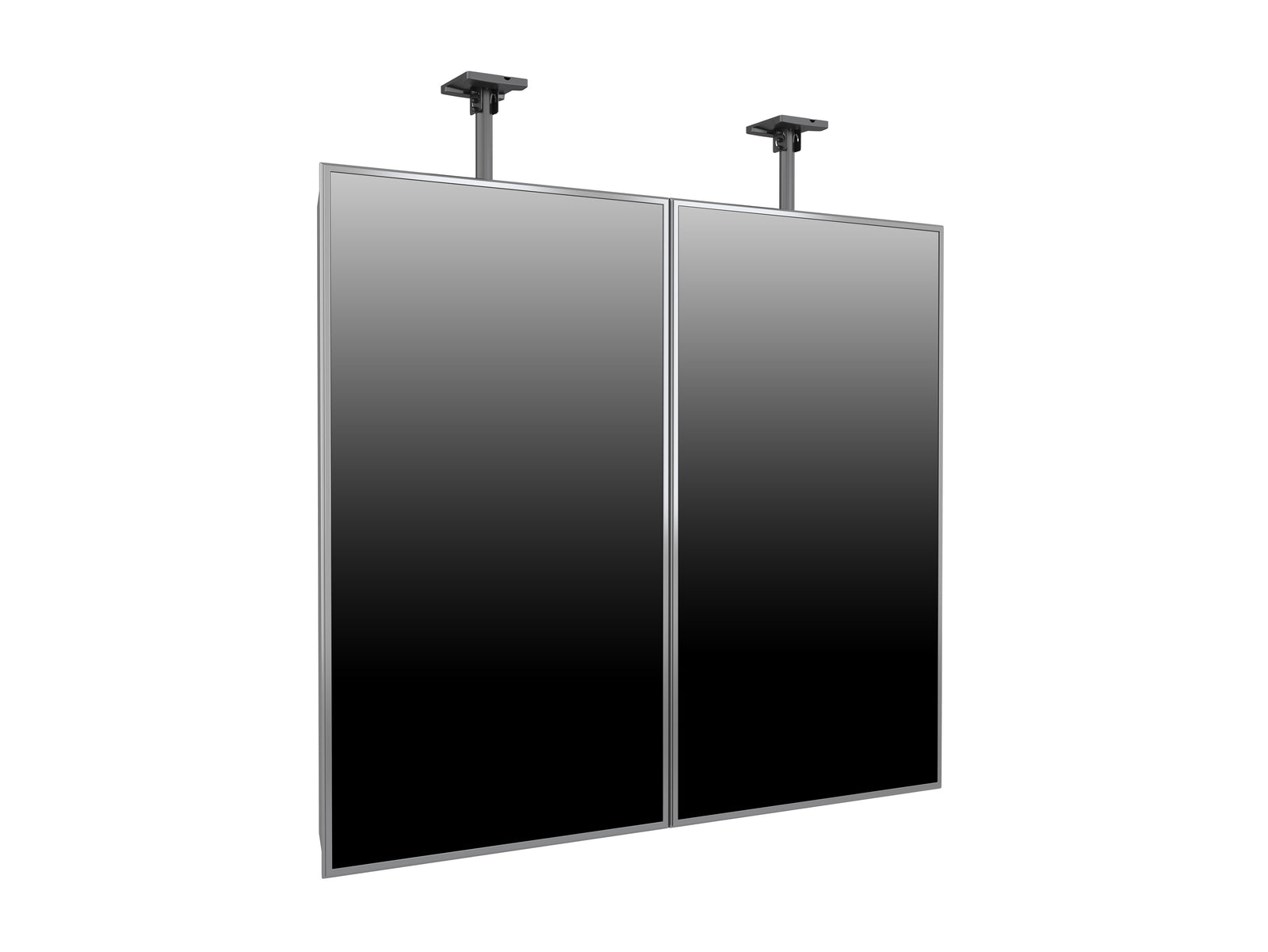 Multibrackets MBC2UHD M Pro 1.5m 2-Screen Ceiling Mount For Up to 86" Screens | 7340234814244 Ceiling Mount Bracket Multibrackets