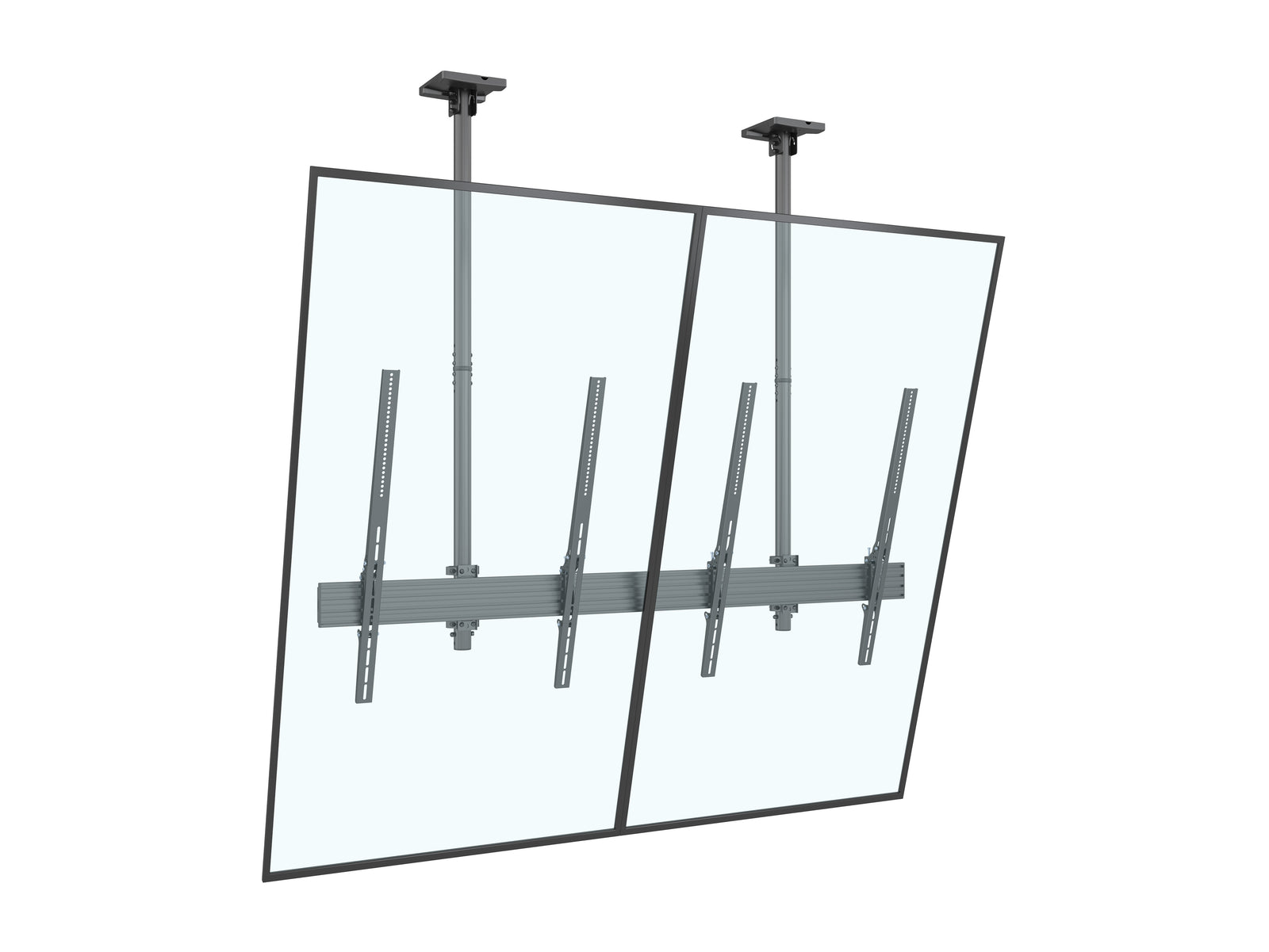 Multibrackets MBC2UHD M Pro 1.5m 2-Screen Ceiling Mount For Up to 86" Screens | 7340234814244 Ceiling Mount Bracket Multibrackets