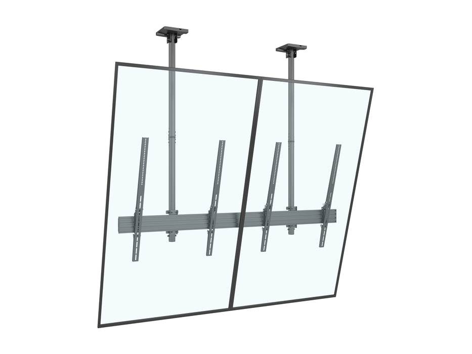 Multibrackets MBC2UHD M Pro 1.5m 2-Screen Ceiling Mount For Up to 86" Screens | 7340234814244