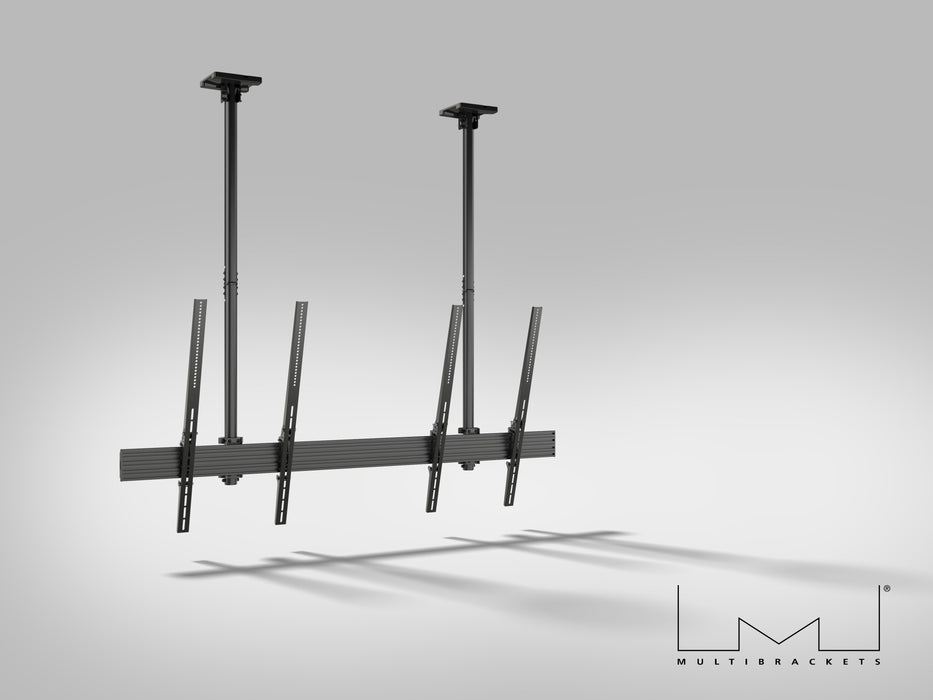 Multibrackets MBC2UHD M Pro 1.5m 2-Screen Ceiling Mount For Up to 86" Screens | 7340234814244