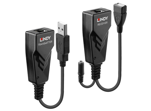 Lindy 100m USB 2.0 Cat.6 Extender | 42674 Lindy Network Extenders Lindy
