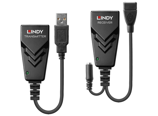 Lindy 100m USB 2.0 Cat.6 Extender | 42674 Lindy Network Extenders Lindy