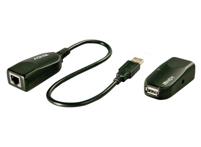 Lindy 50m USB 2.0 Cat.6 Extender | 42693 AV Extender Lindy