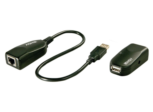 Lindy 50m USB 2.0 Cat.6 Extender | 42693 Lindy Network Extenders Lindy
