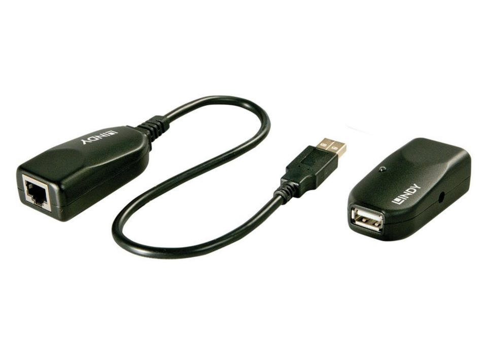 Lindy 50m USB 2.0 Cat.6 Extender | 42693 Lindy Network Extenders Lindy