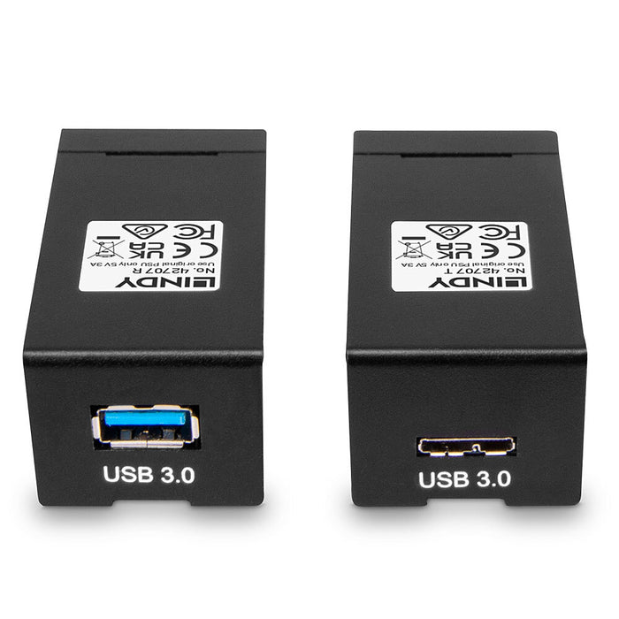 Lindy 200m Fibre Optic USB 3.0 Extender - 42707