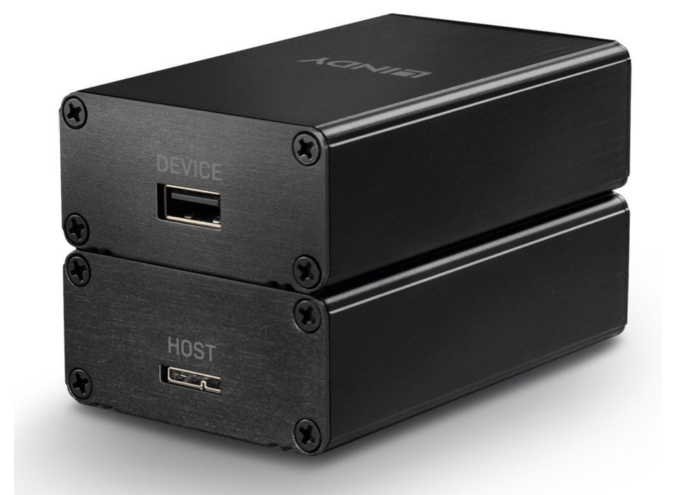 Lindy 350m Fibre Optic USB 3.0 Extender | 42708 Lindy Network Extenders Lindy