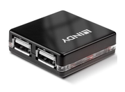 Lindy 4 Port USB 2.0 Mini Hub | 42742 USB Hub & Docking Station Lindy