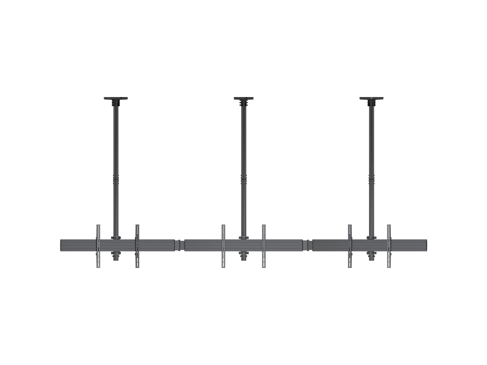 Multibrackets MBC3X1U M Pro 3m 3-Screen Curved Ceiling Mount For 40"-65" Screens | 7340234814275 Ceiling Mount Bracket Multibrackets