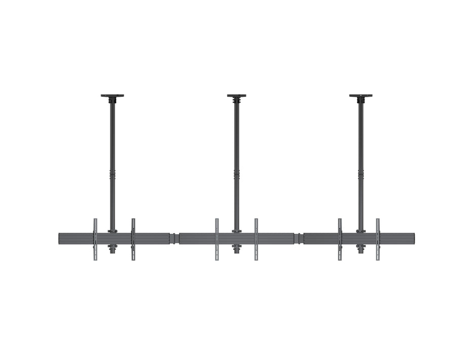 Multibrackets MBC3X1U M Pro 3m 3-Screen Curved Ceiling Mount For 40"-65" Screens | 7340234814275