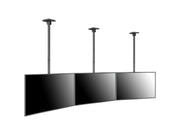 Multibrackets MBC3X1U M Pro 3m 3-Screen Curved Ceiling Mount For 40"-65" Screens | 7340234814275 Ceiling Mount Bracket Multibrackets