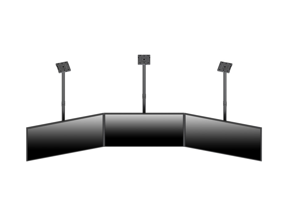 Multibrackets MBC3X1U M Pro 3m 3-Screen Curved Ceiling Mount For 40"-65" Screens | 7340234814275