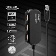 Lindy 12m USB 2.0 Active Extension Pro 4 Port Hub | 42783 USB Hub & Docking Station Lindy