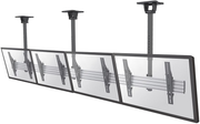 Neomounts NMPRO-CMB4 Quad Ceiling Menu Board Mount 32″–65″, 114 cm Pole Ceiling Mount Bracket NeoMounts