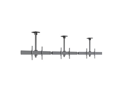 Multibrackets M Menu Board Pro 3-Screen Curved Ceiling Mount For 40"-65" Screen | VESA 600x400 Ceiling Mount Bracket Multibrackets