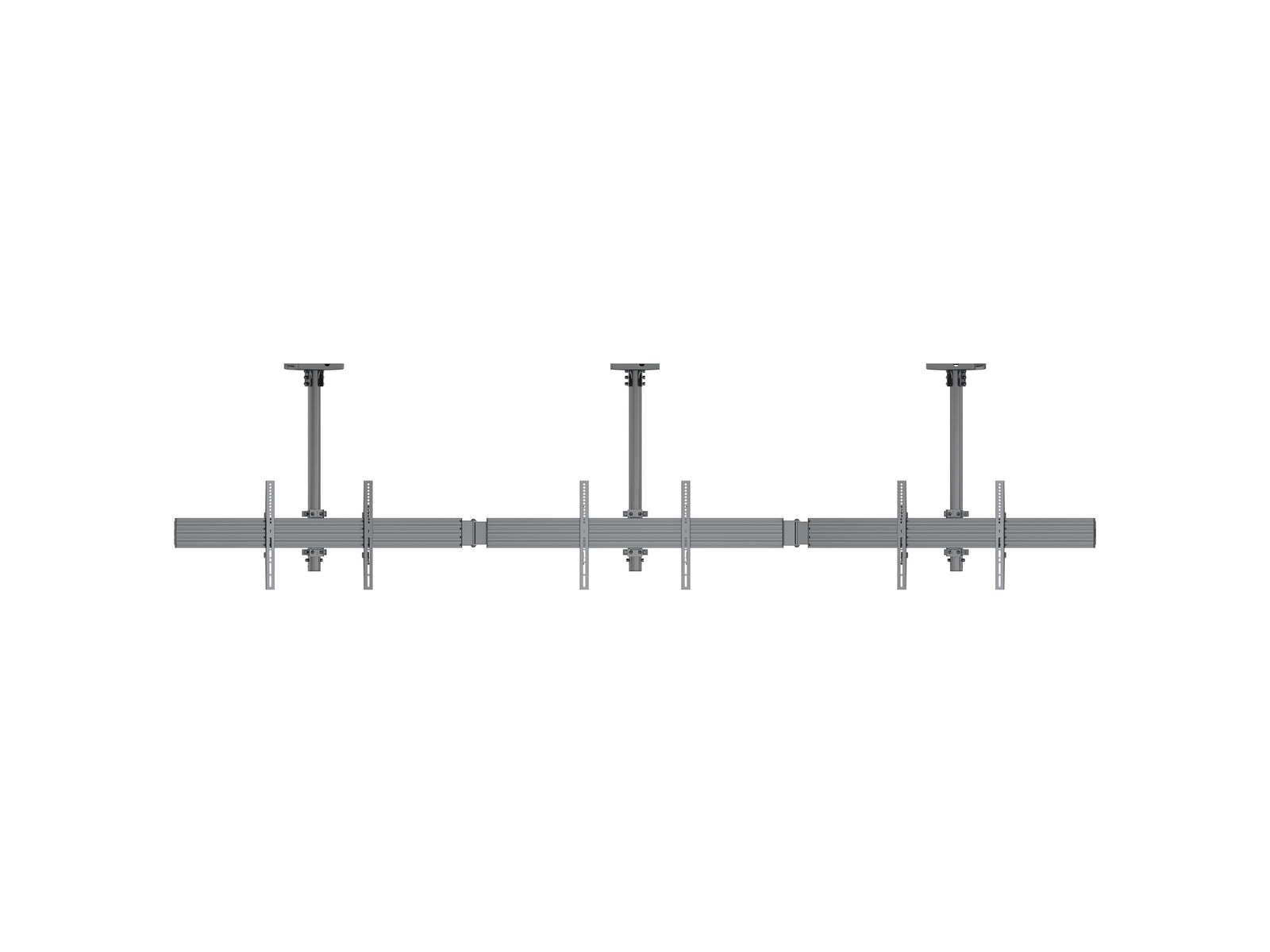 Multibrackets M Menu Board Pro 3-Screen Curved Ceiling Mount For 40"-65" Screen | VESA 600x400 Ceiling Mount Bracket Multibrackets