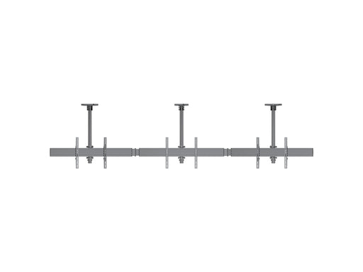 Multibrackets M Menu Board Pro 3-Screen Curved Ceiling Mount For 40"-65" Screen | VESA 600x400 Ceiling Mount Bracket Multibrackets