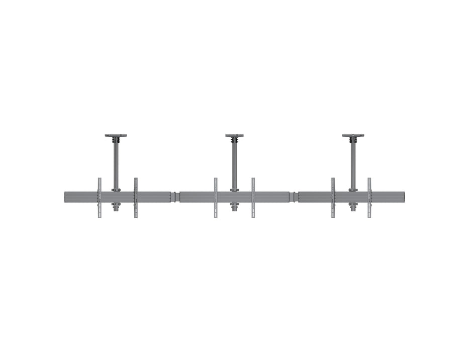 Multibrackets M Menu Board Pro 3-Screen Curved Ceiling Mount For 40"-65" Screen | VESA 600x400
