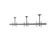 Multibrackets M Menu Board Pro 3-Screen Curved Ceiling Mount For 40"-65" Screen | VESA 600x400 Ceiling Mount Bracket Multibrackets
