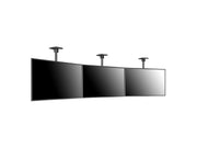 Multibrackets M Menu Board Pro 3-Screen Curved Ceiling Mount For 40"-65" Screen | VESA 600x400 Ceiling Mount Bracket Multibrackets