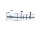 Multibrackets M Menu Board Pro 3-Screen Curved Ceiling Mount For 40"-65" Screen | VESA 600x400 Ceiling Mount Bracket Multibrackets