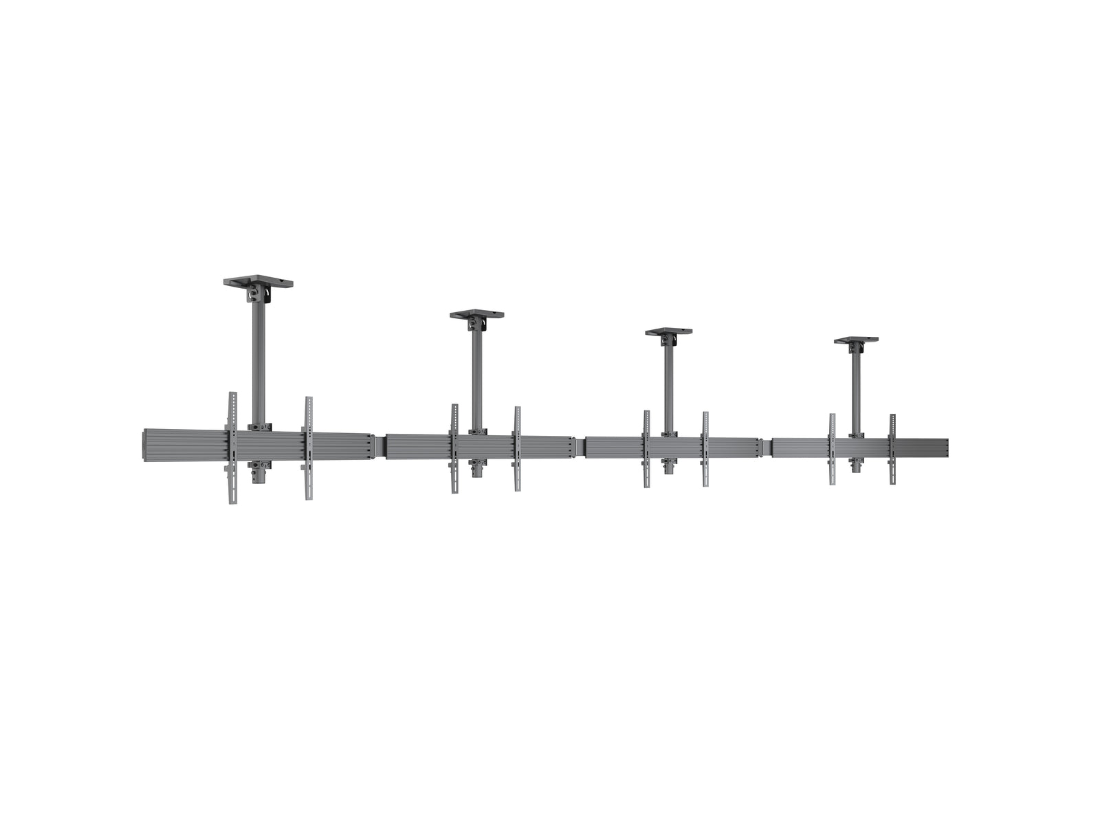Multibrackets M Menu Board 4-Screen Curved Ceiling Mount For 40"-65" Screen | VESA 600x400 Ceiling Mount Bracket Multibrackets