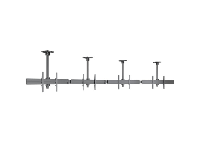 Multibrackets M Menu Board 4-Screen Curved Ceiling Mount For 40"-65" Screen | VESA 600x400 Ceiling Mount Bracket Multibrackets