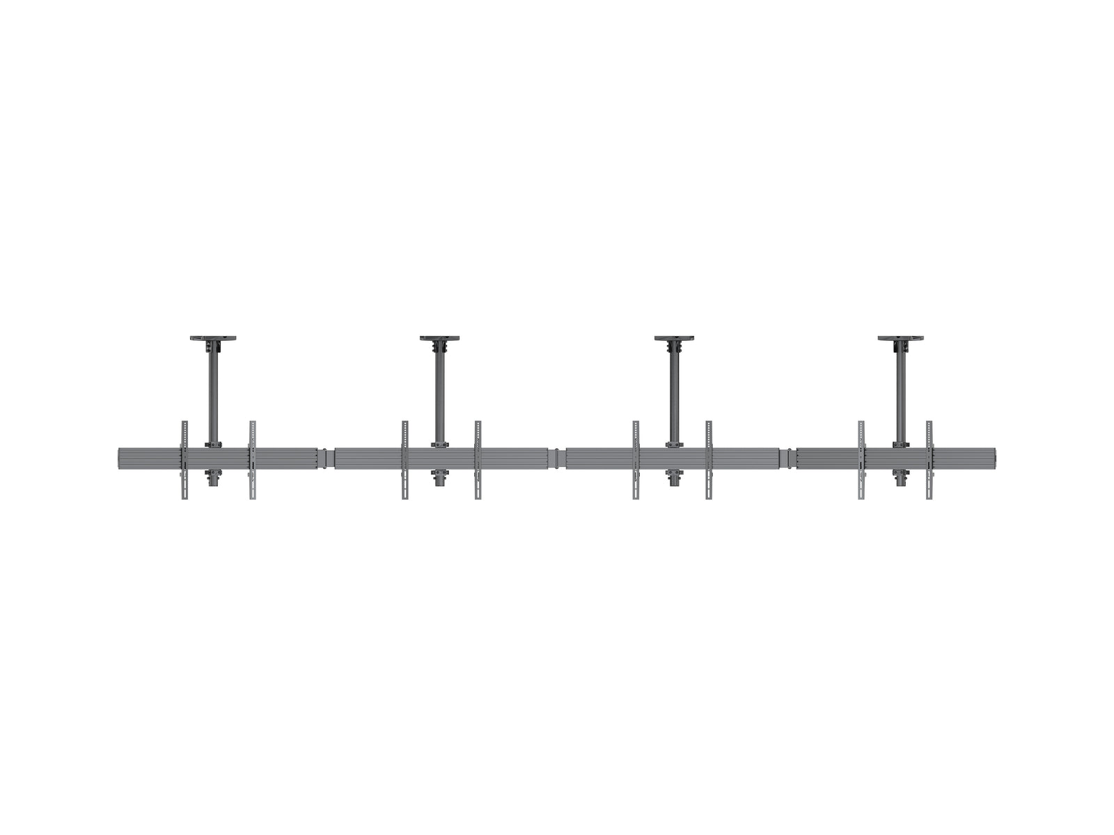 Multibrackets M Menu Board 4-Screen Curved Ceiling Mount For 40"-65" Screen | VESA 600x400 Ceiling Mount Bracket Multibrackets