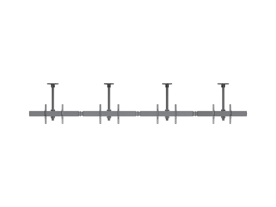 Multibrackets M Menu Board 4-Screen Curved Ceiling Mount For 40"-65" Screen | VESA 600x400