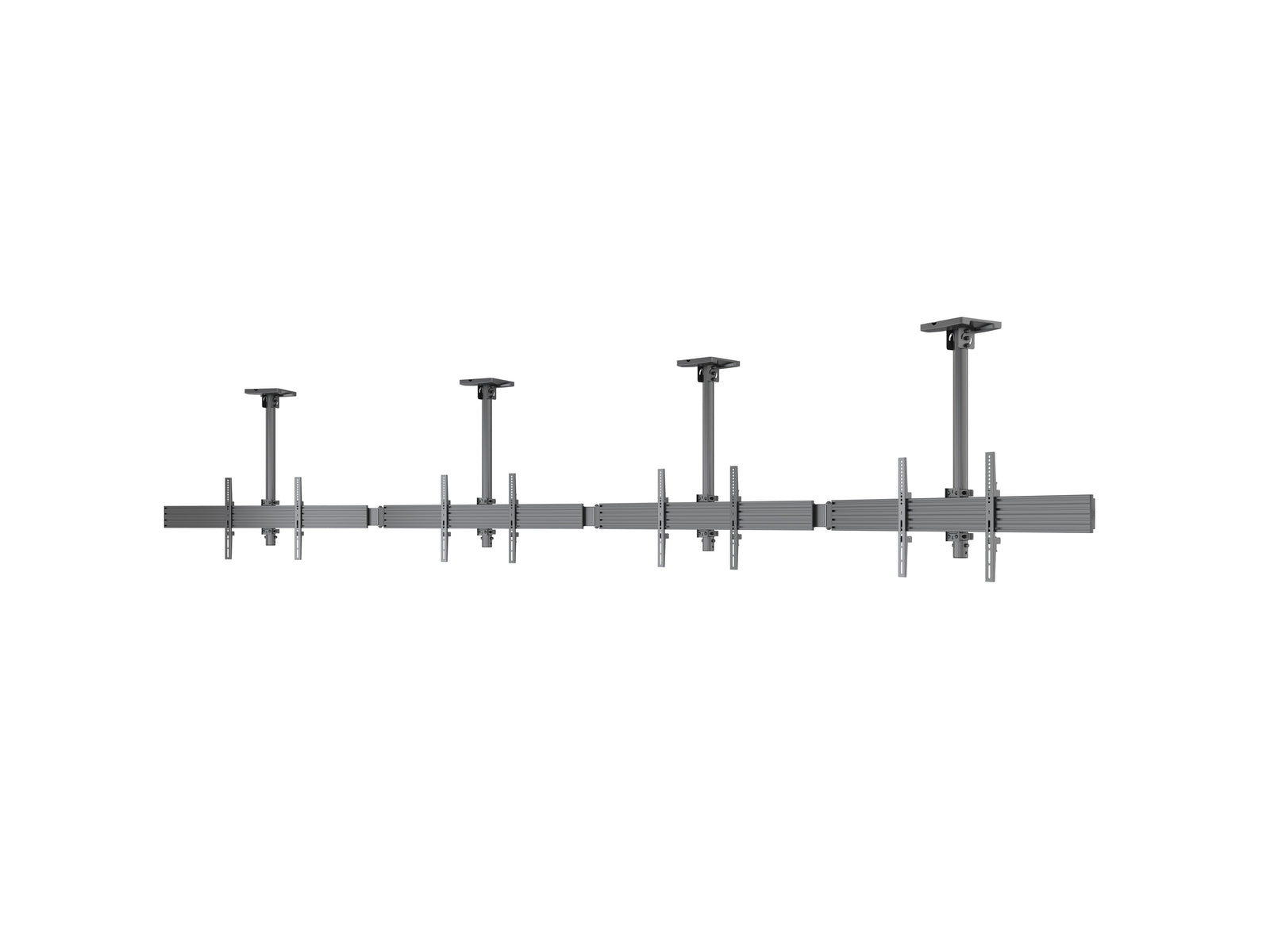 Multibrackets M Menu Board 4-Screen Curved Ceiling Mount For 40"-65" Screen | VESA 600x400 Ceiling Mount Bracket Multibrackets